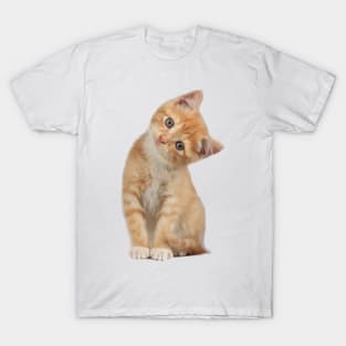 Yellow Cat oil paint T-Shirt